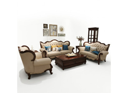 Sofagarnitur 3+2+1 Sitz Set Design Sofas Polster Couchen Chesterfield