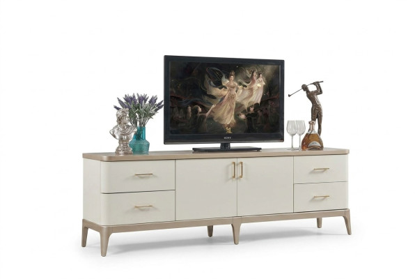 tv Schrank Lowboard Möbel Schränke Wohnzimmer Sideboard Weiß Kommode Sideboards