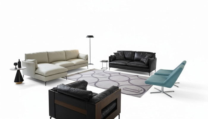 Perfekte Wohnzimmer Set Besteht aus Ecksofa L Form und Sofa 2 Sitzer