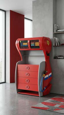 Kommode mit Schubladen Tankstelle Kinderzimmer Kommoden Möbel Holz Zimmer