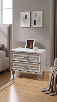 Design Nachttisch Beistell Tisch Konsolen Weiß Tische Möbel Holz Neu
