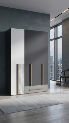 Schrank Modern Stil Schränke Regal Kleiderschrank Jugendzimmer Holz