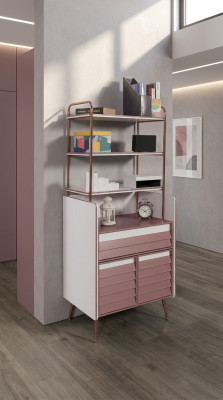 Bücherschrank Mehrzweck Jugendzimmer Schrank Holz Möbel Regale