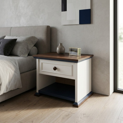 Design Modern Möbel Nachttisch Kinder Beistell Jugendzimmer Weiß Holz