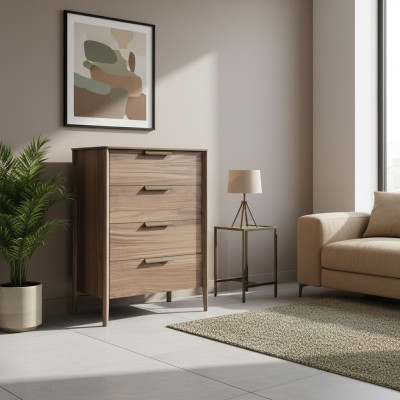 Kommode Hochschrank Holz Schränke Konsolen Möbel Schrank Sideboard Schubladen