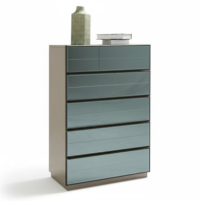 Spiegel Front Kommode Schränke Grauer Hochschrank Spiegel Sideboard Luxus design