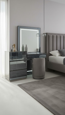 Schminktisch Set Konsole Schlafzimmer Möbel Design Hocker Luxus Tisch Holz 2tlg
