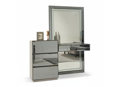 Schminktisch Kommode mit Spiegel Konsole Kommoden Holz Modern Schlafzimmer