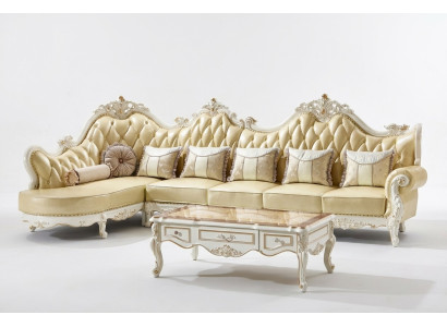 Klassische Chesterfield Couch Sofa Polster Garnitur Ecksofa Barock Ecke