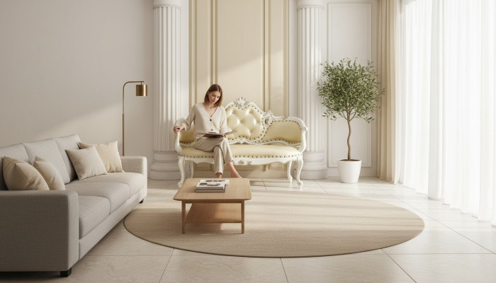 Bank Chesterfield Polster Sofa Ledersofa Königliche Sitzbank Couch