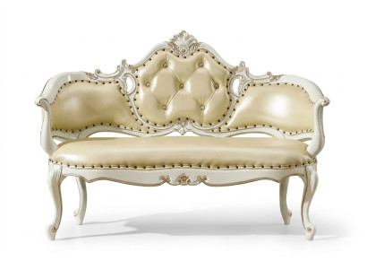 Bank Chesterfield Polster Sofa Ledersofa Königliche Sitzbank Couch