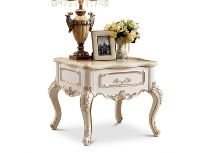 Beistelltisch Tische Wohnzimmer Luxus Weiß Tisch Möbel Couchtisch Neu