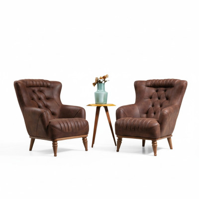 Luxus Möbel Design Sessel Modern Design Sessel Braun Wohnzimmer Neu