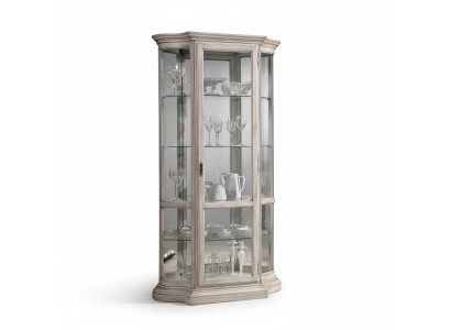 Vitrine Glasschrank Weiß Luxus Italienische Möbel Vitrinen Schränke Wohnzimmer