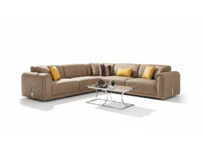 Textil Sofa Couch Ecksofa Eckgarnitur Polster Sofas Couchen Möbel Stoff