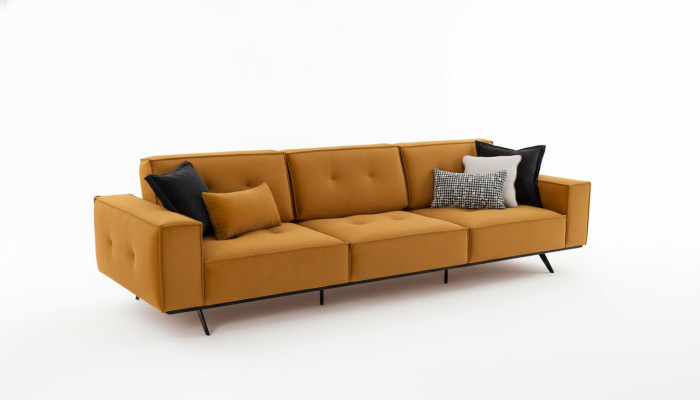 Sofa Couch Viersitzer Möbel Couchen Polster Sofas Textil Stoff Einrichtung