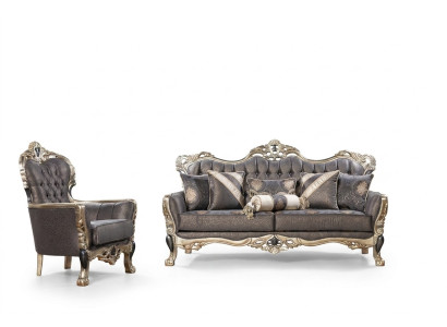 Sofagarnitur 3+1Sitzer Set Design Sofas Polster Couchen Relax Klassisch Sofa neu