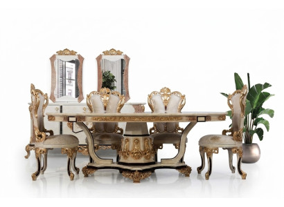 Luxus Stuhl Set 6x Stühle Essgruppe Garnitur Esszimmer stühle Klassisch Sessel