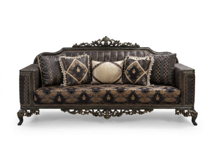 Chesterfield 3 Sitzer Designer Sofa Luxus Polster Sofas Couchen Stoff Textil Neu