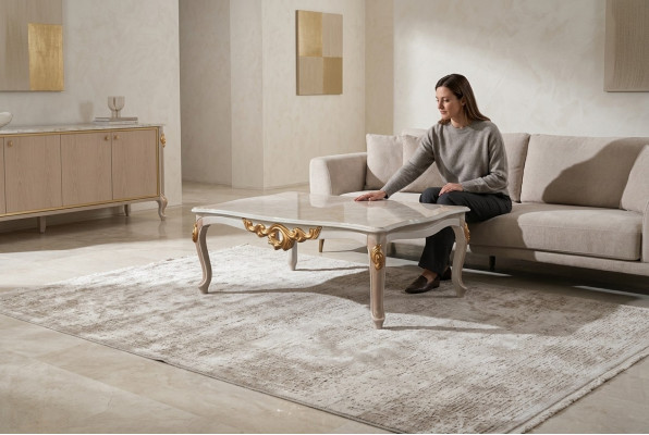 Design Klassische Couchtisch Beistelltisch Sofa Wohnzimmer Tisch Möbel Holz