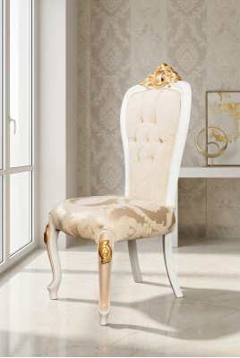 Klassischer Chesterfield Stuhl-Set x4 Esszimmer Stuhl-Garnitur Lehnstühle
