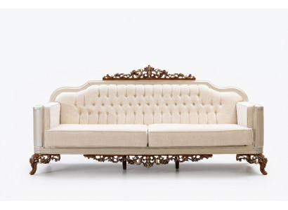 Sofa 3 Sitzer Chesterfield Dreisitzer Sofas Luxus Wohnzimmer Barock Stil Couch Neu