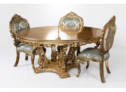 Komplett Set Esstisch + 4 Stühle Esszimmer Garnitur Ess Gruppe Tisch Tische 5tlg