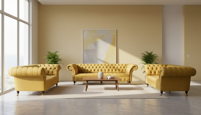 Sofagarnitur 3+2+2 Sitzer Set Design Sofa Polster Couchen Modern Garnitur