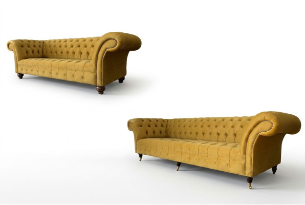 Sofagarnitur 3+2 Sitzer Set Design Sofas Polster Couchen Chesterfield