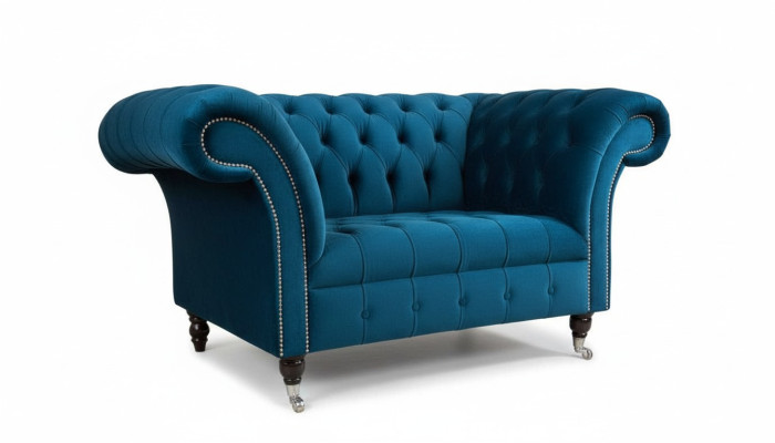 Luxus Sessel Design Relax Club Lounge Einsitzer Polster Stoff Neu