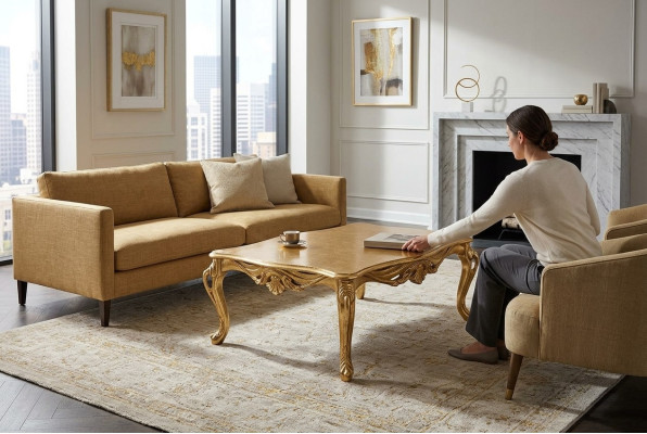 Couchtisch Kaffeetisch Designer Tisch klassischer Wohnzimmertisch Tische Neu