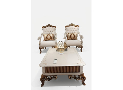 Wohnzimmer Couchtisch Luxus Tisch 120x72 Tische Holztische Möbel Einrichtung