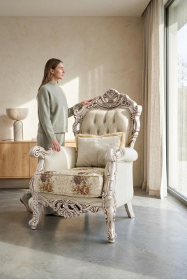 Chesterfield Barock Sessel Couch Sofa Möbel Einrichtung Couchen Sofas Stuhl