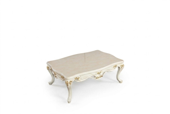 Klassischer Barock aus Holz - Klassische Möbel Wohnzimmer Tische Couchtisch