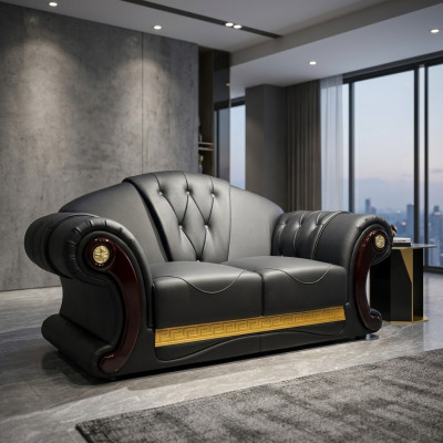 Chesterfield Zweisitzer Couch Design Möbel Klassische Sofas Einrichtung