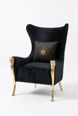 Luxus Sessel Couch Polster Möbel Einsitzer Couchen Sofa Ohrensessel