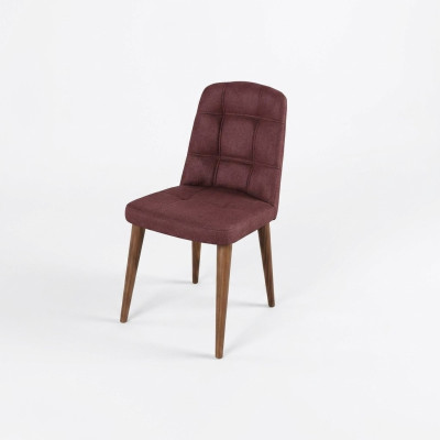 Original ein rosa Stuhl auf Beinen auf Holzbeinen für Ihr Esszimmer Neues Modell