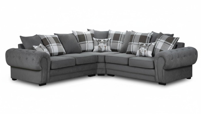 Stoffsofa Luxus Stoff Eckgarnitur Wohnzimmer Ecksofa Sofas L-Form Sofa Ecke