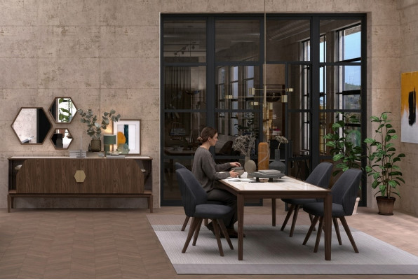 Esszimmer Küchentisch Luxus Echtholzmöbel Moderne Einrichtungsmöbel