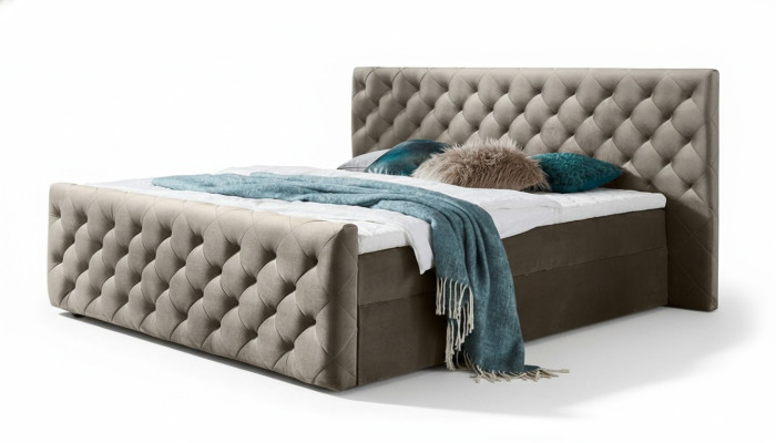 Chesterfield Samt Betten Doppelbett 160x200 Design Betten Hotel Einrichtung