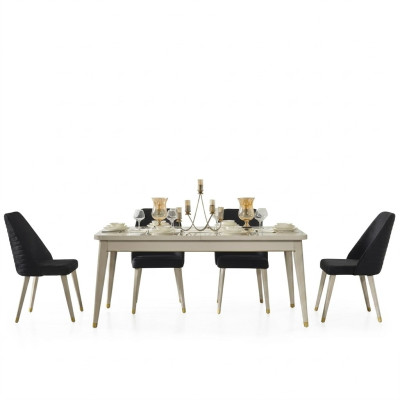 Esstisch Tisch Esszimmer Wohnzimmer Tische Holz Design Weiß Konferenztisch Neu