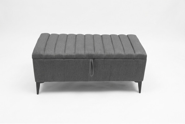 Design Hocker Design Polster Fußhocker Ottomane Sitz Textil Chaise Lounge Pufa