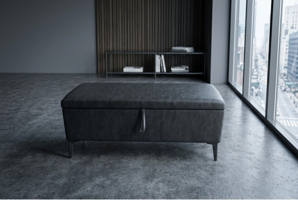Gepolstert Hocker Fußhocker Beistellhocker Ottomane Chaiselounge Sitzbank