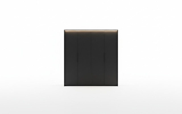 Kleiderschrank Schwarz Luxus Holz Schlafzimmer Elegantes Schrank Design Modern