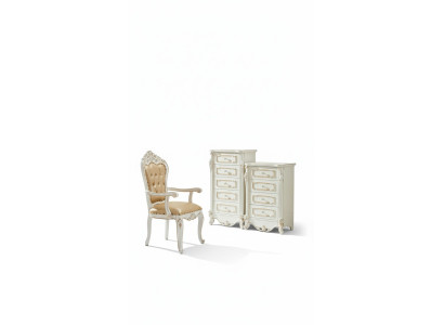 Schlafzimmer Set Weiß Design Elegantes 2x Kommode Klassische Möbel Luxus 2tlg.