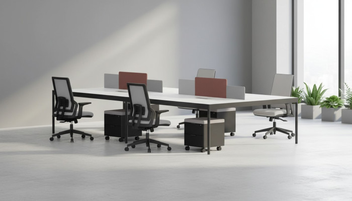 Moderner Großer Arbeitstisch Büromöbel Laptoptisch Büroarbeitsfläche