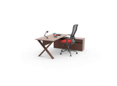 Schreibtisch Büromöbel Cheftisch Holzmöbel Designer Schreibarbeitsplatz