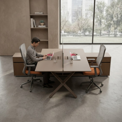 Bürotische Arbeitsplatzmöbel Große Arbeitszimmer Moderne Büromöbel Holz