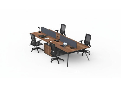 Großer Arbeitstisch Bürotische Arbeitszimmermöbel Massivholz Möbel Luxus