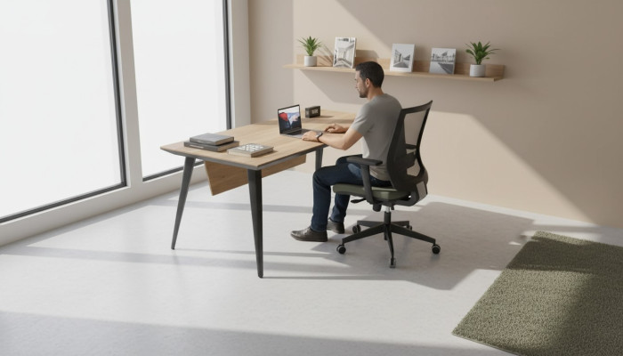 Schreibtischmöbel Luxus Designer Möbel Cheftisch Massivholz Einrichtung